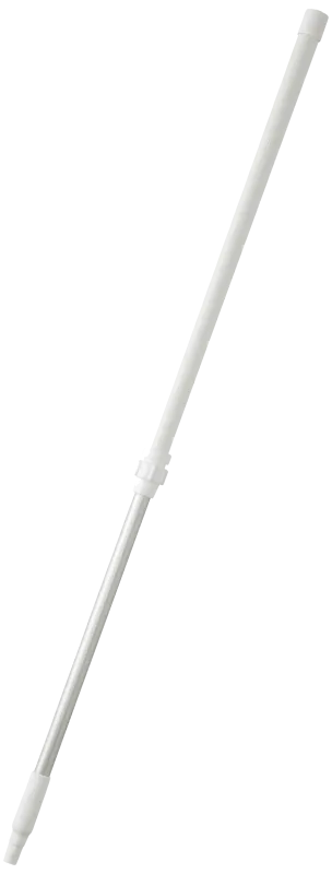 Aluminiumsteleskopskaft ø32×1305-1810 mm, hvid