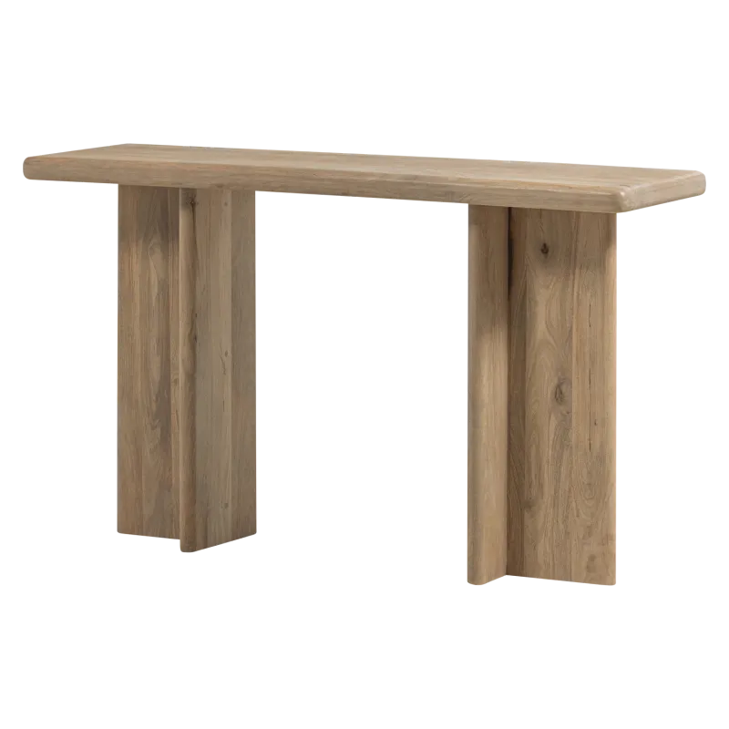 WOOOD Ato sidebord, rektangulær - natur mangotræ (80x40)