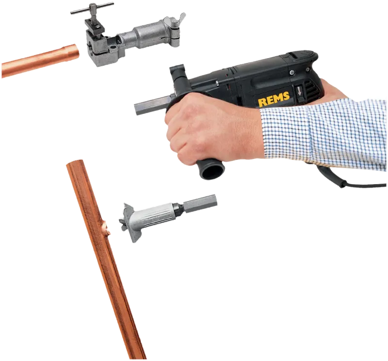 REMS rørexpander sæt Twist/Hurrican combi4 12-22mm