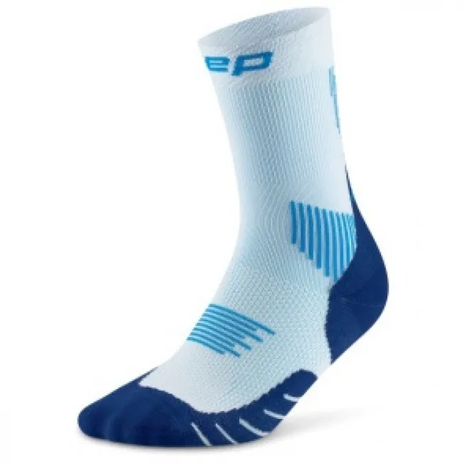 CEP Core Run Socks Mid Cut 5.0, løbestrømper, dame, lyseblå