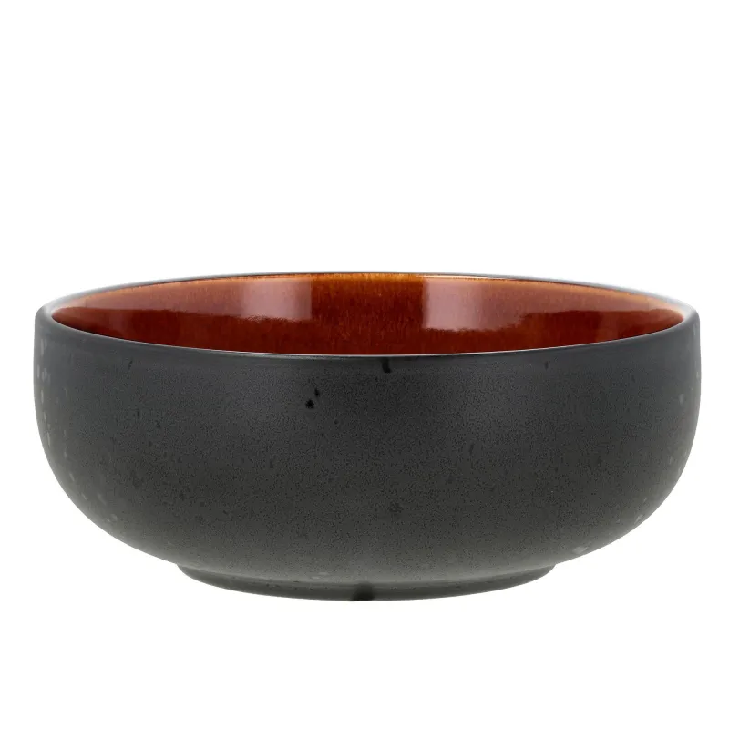 Bitz Poke-/ramenskål Ø18 cm, rav/sort