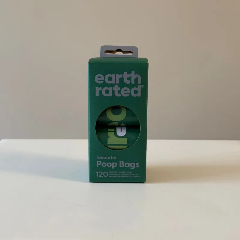 Earth Rated høm høm poser / lavendel duft - 8 ruller