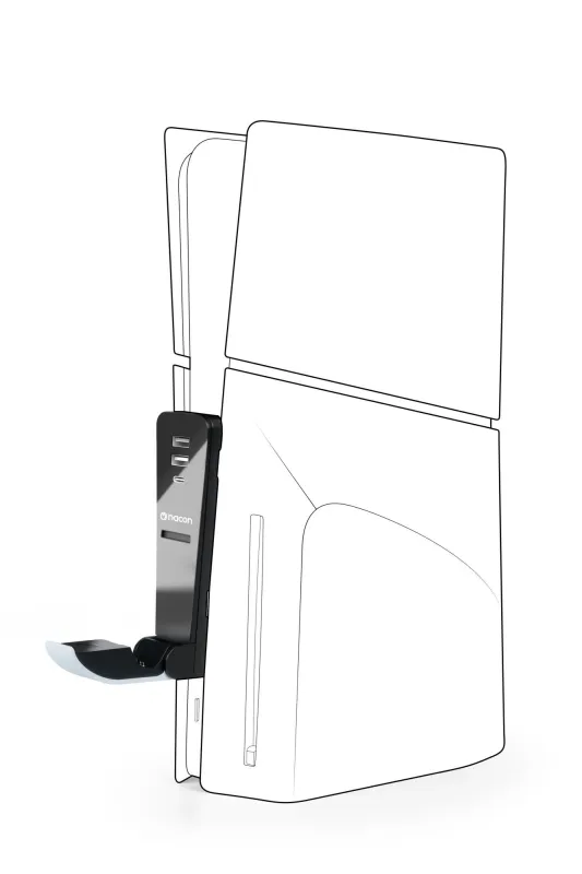 BigBen Charge & Hub (Slim)  -  PS5 Konsol Tilbehør - GEEKD.dk