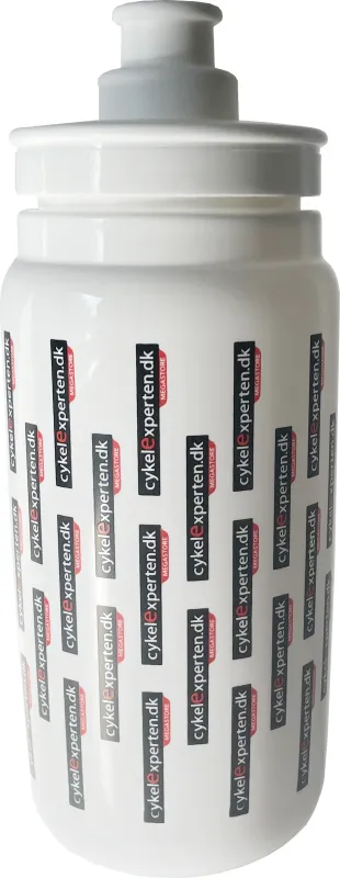 Elite Fly "Cykelexperten" drikkedunk 550ml - Hvid