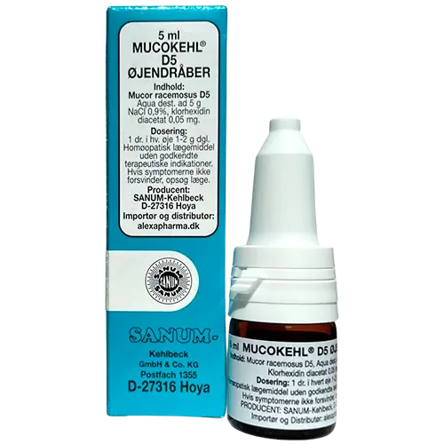 SANUM Mucokehl Øjendråber D5 - 5 ml