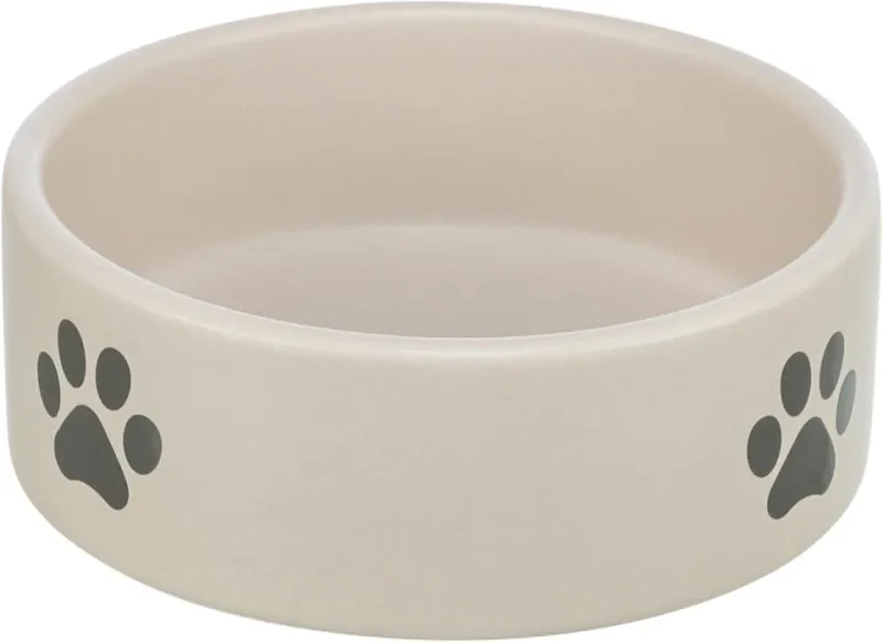 Trixie - Hundeskål med pote-motiver, 3 størrelser