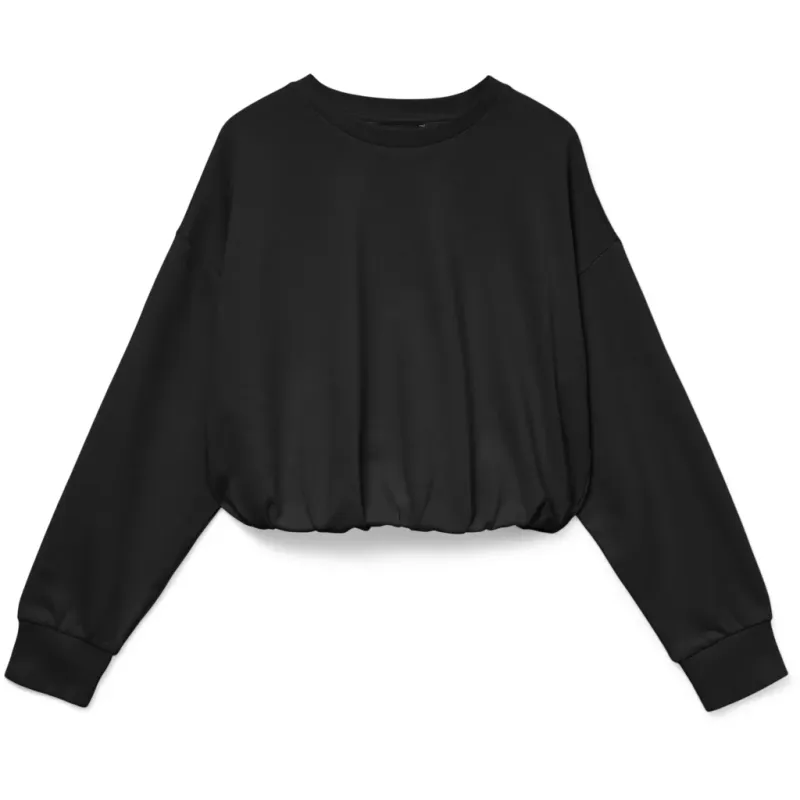 VERO MODA DAME SWEATSHIRT VMVIANA - Black