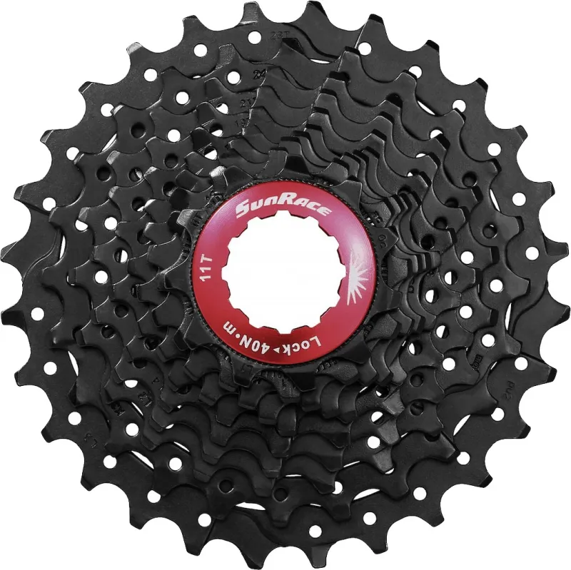 Sunrace CSRX0 Kassette 10 speed 11-25T Road Sort