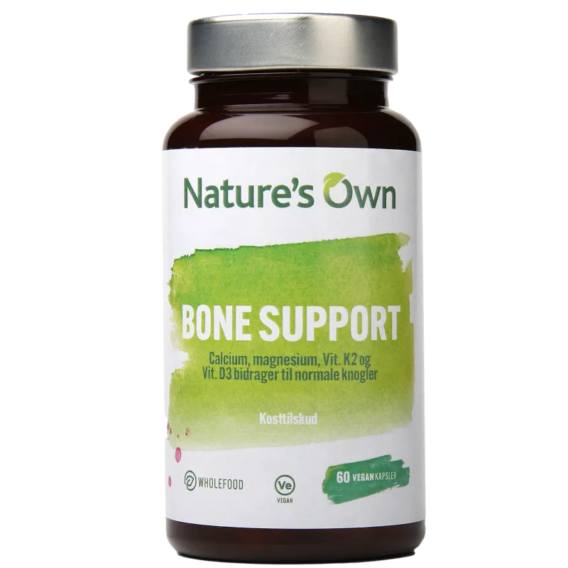Natures Own Bone Support Wholefood (60 kaps)