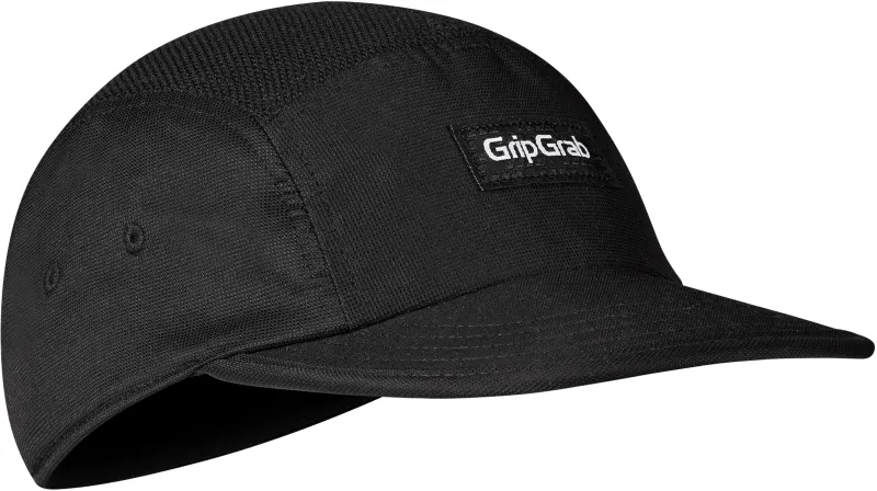 GripGrab 5 Panel Cycling Cap - Black