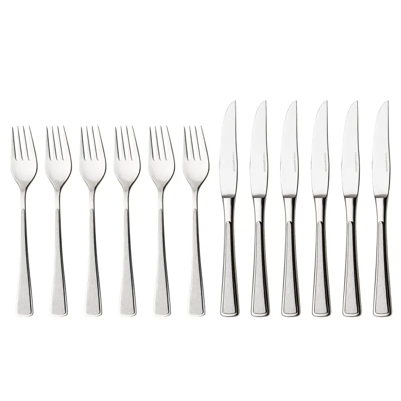 Hardanger bestikk Ramona Steakbestik 6-personer