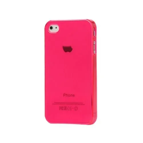 iPhone 4 cover i hård plastik. Pink.