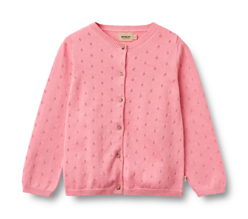 Maia Strik Cardigan - Bubblegum - 110