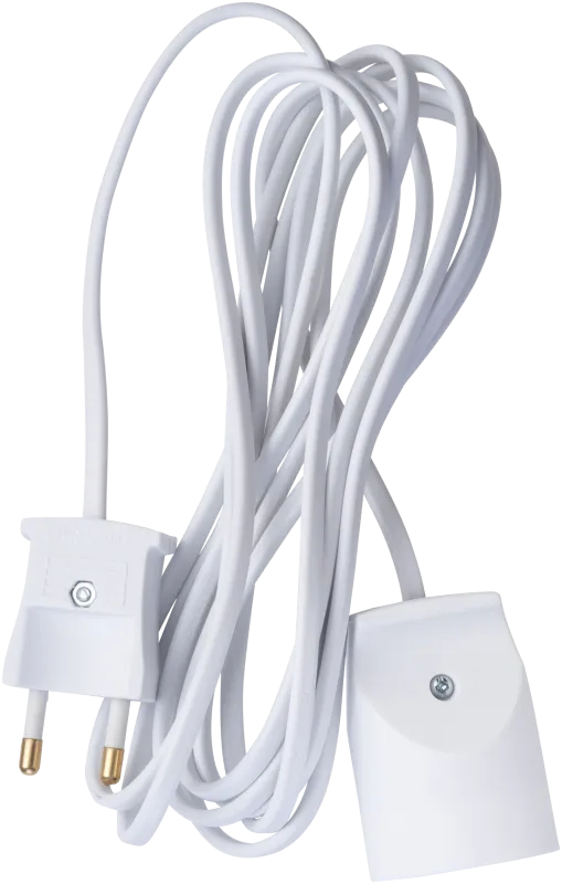 Adapterkabel med børnesikringring 3M hvid