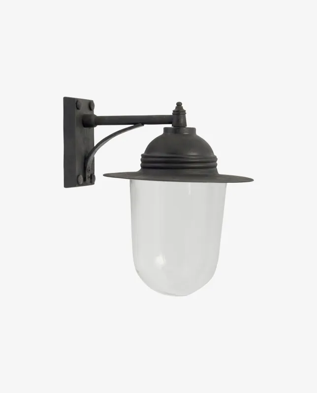 Nordal - Udendørs væglampe  -  sort  -  Ø24 × H31 cm