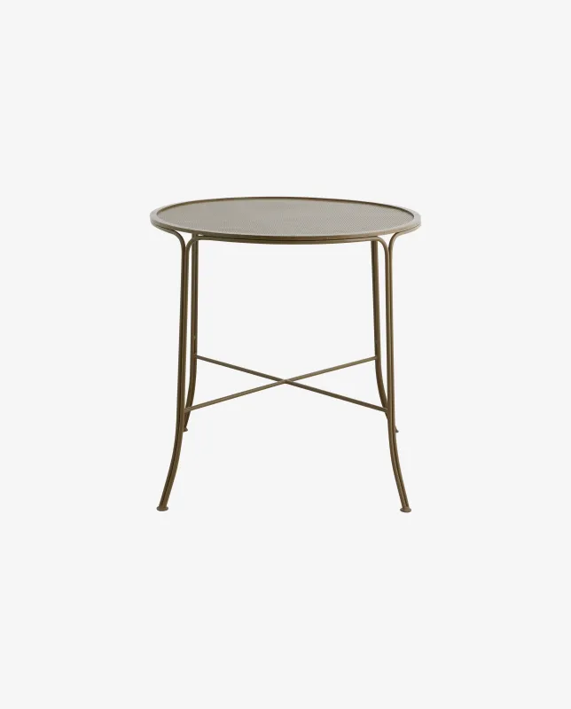 Nordal - OLIVO havebord, ø75  -  grøn  -  Ø75 × H74 cm