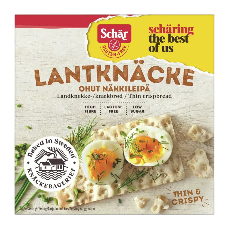 Schär Land Knækbrød Glutenfri (230 g)