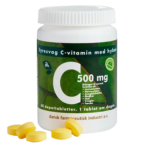 Grønne Vitaminer C-vitamin 500mg (60 tabl)