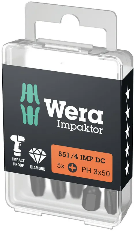 Slagbits 851/4 IMP DC Impaktor PH3, 5stk