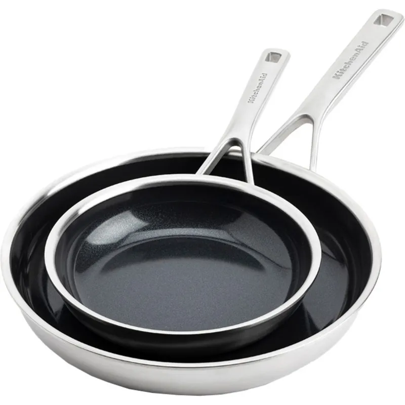 Kitchenaid Multiply keramisk stegepandesæt 20/28 cm