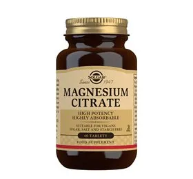 Solgar Magnesium citrat 200mg 60 tab.