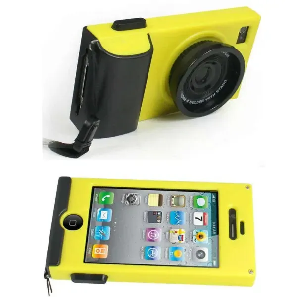 iCam cover til iPhone 4 & 4S. Gul.