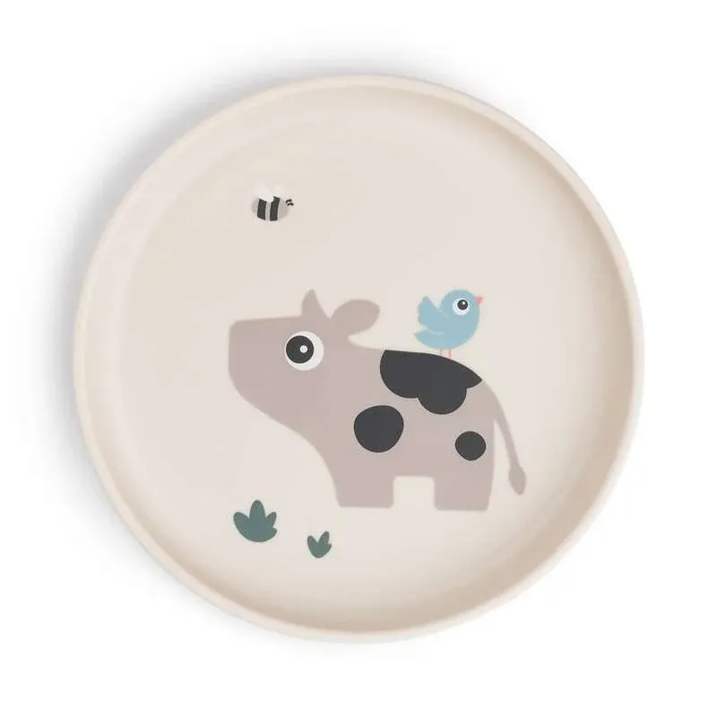 Done By Deer Foodie Tallerken - Tiny Farm - Sand