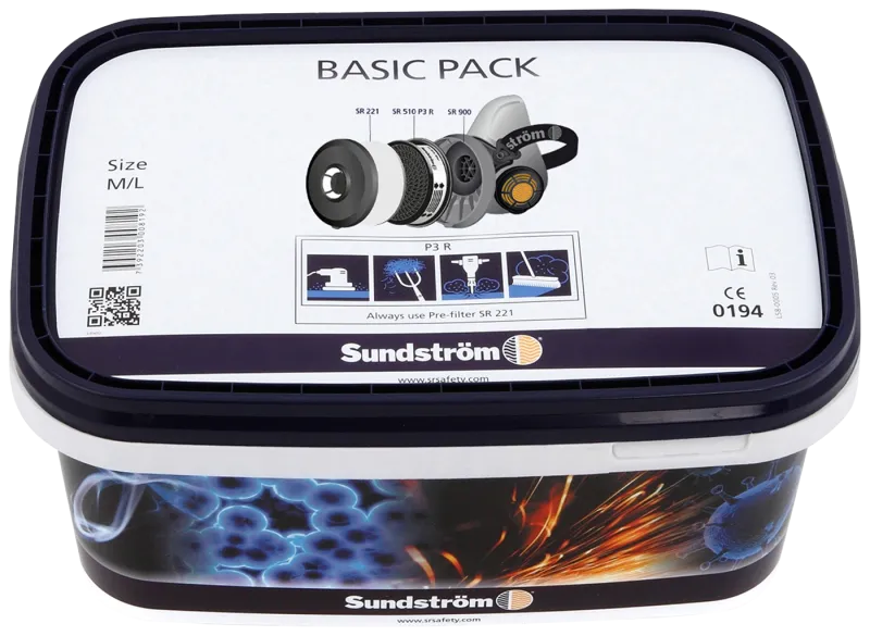 Halvmaske Sundström SR 900 M Basic Pack - inkl. filter