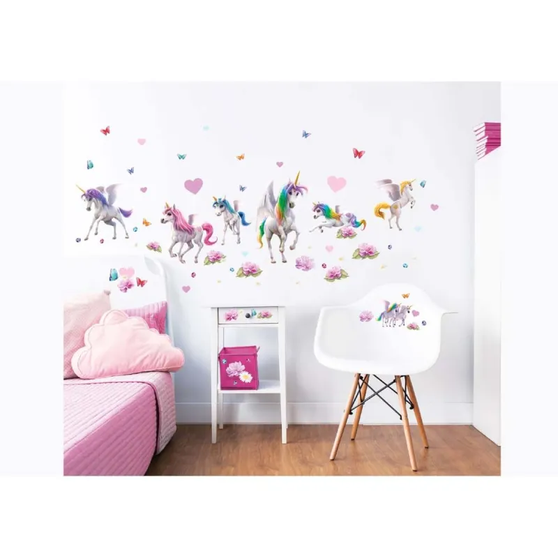 Magisk Enhjørning Wallstickers