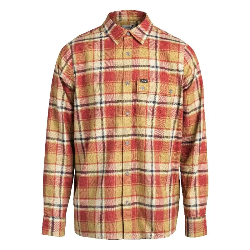 Lundhags Plaid Jarpen Flannel Shirt, skjorte, rosewood
