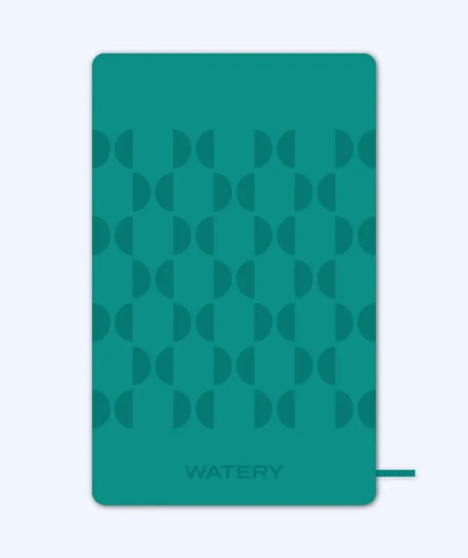 Watery microfiber håndklæde (175 x 110 cm) - Rafferty - Dust Green - Håndklæder