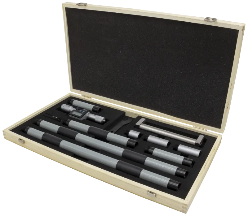 Digital indv. mikrometer 150-1000×0,001mm m/forl.