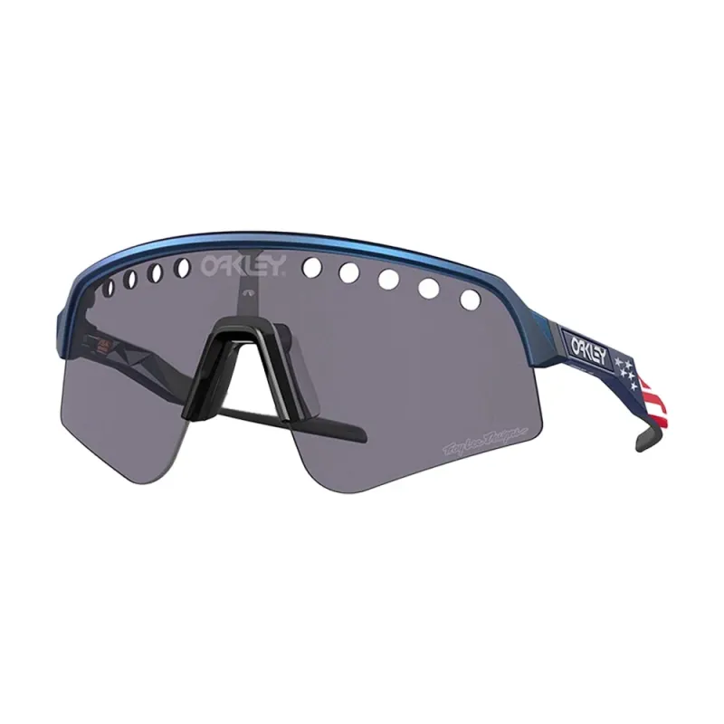 Oakley Sutro Lite Sweep Troy Lee Designs, BLUE COLORSHIFT / PRIZM GREY