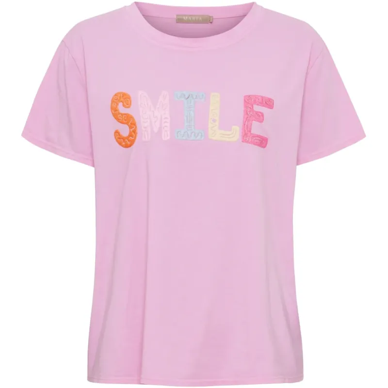 Marta du Chateau dame T-Shirt MdcVespera 22585 - Pink
