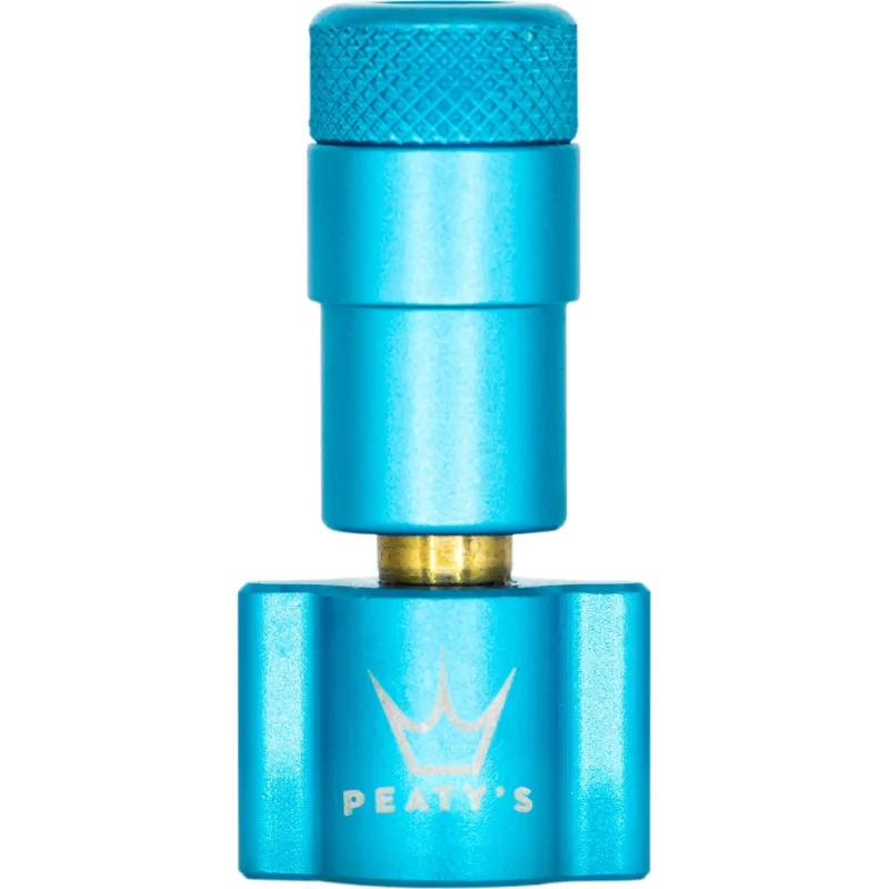 Peaty's Holeshot CO2 Tyre Inflator Head - Turquois