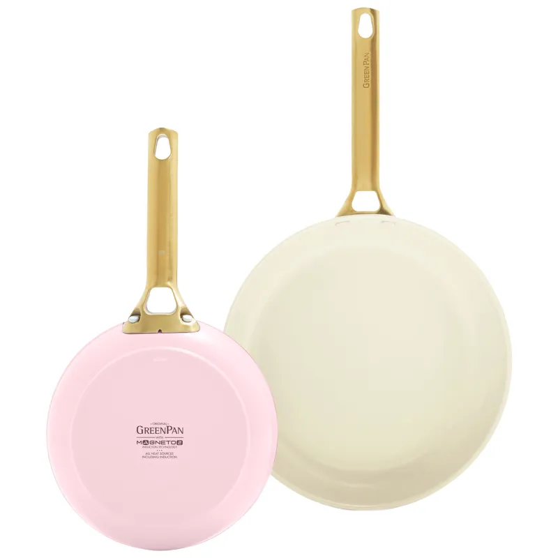 Greenpan Padova stegepandesæt 20 + 26 cm, blush pink