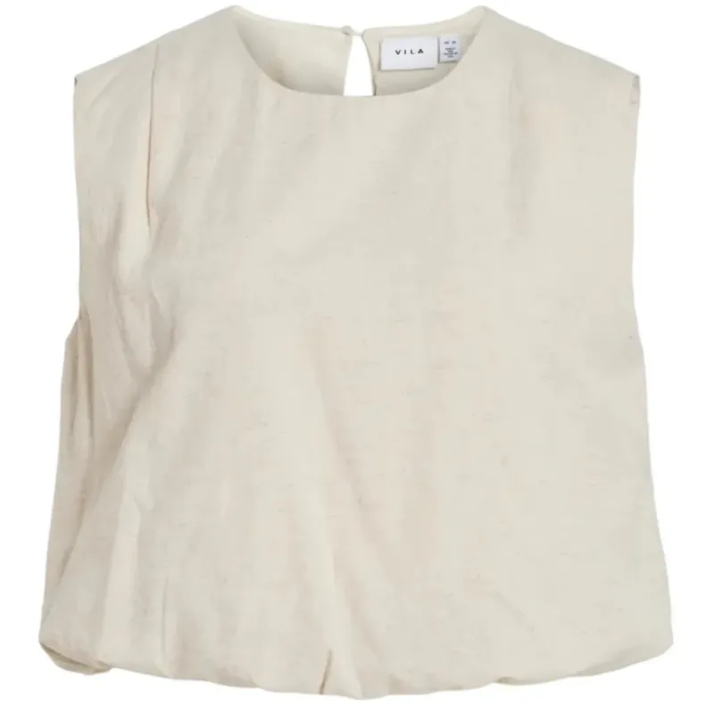 VILA DAME TOP VIETNI - Super Light Natural Melange