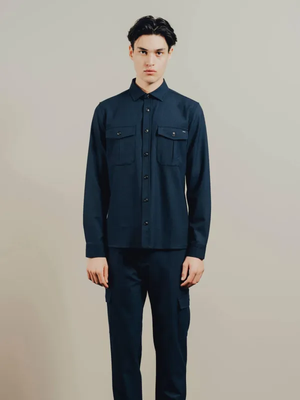 Pre End - Gnious Karim LS Shirt Solid - Herre
