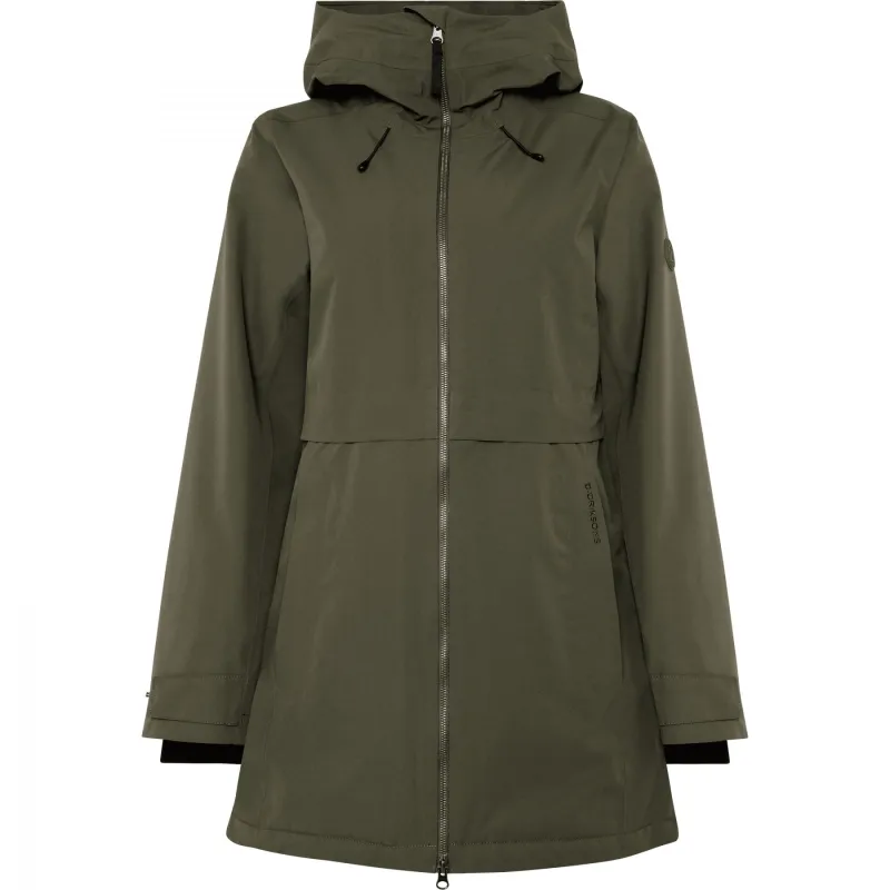 Didriksons Tiril, parka, dame, mørkegrøn