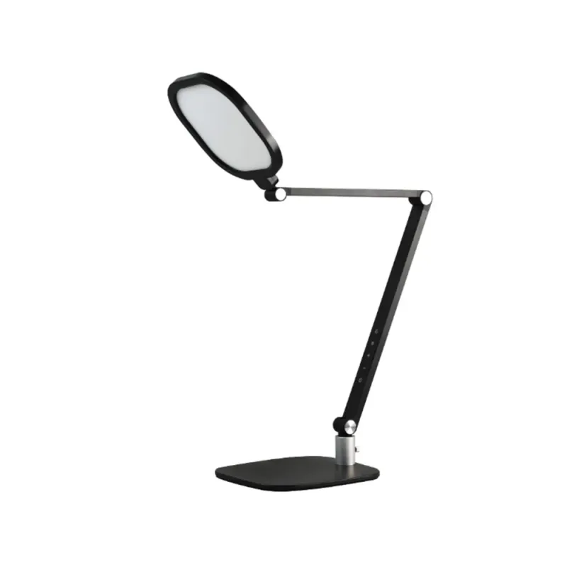 Skrivebordslampe med base - LED - Transformerbar - 1300 Lumen - Sort
