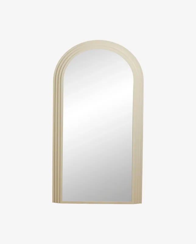Nordal - FALCO spejl  -  sand  -  B100 × D6 × H203 cm