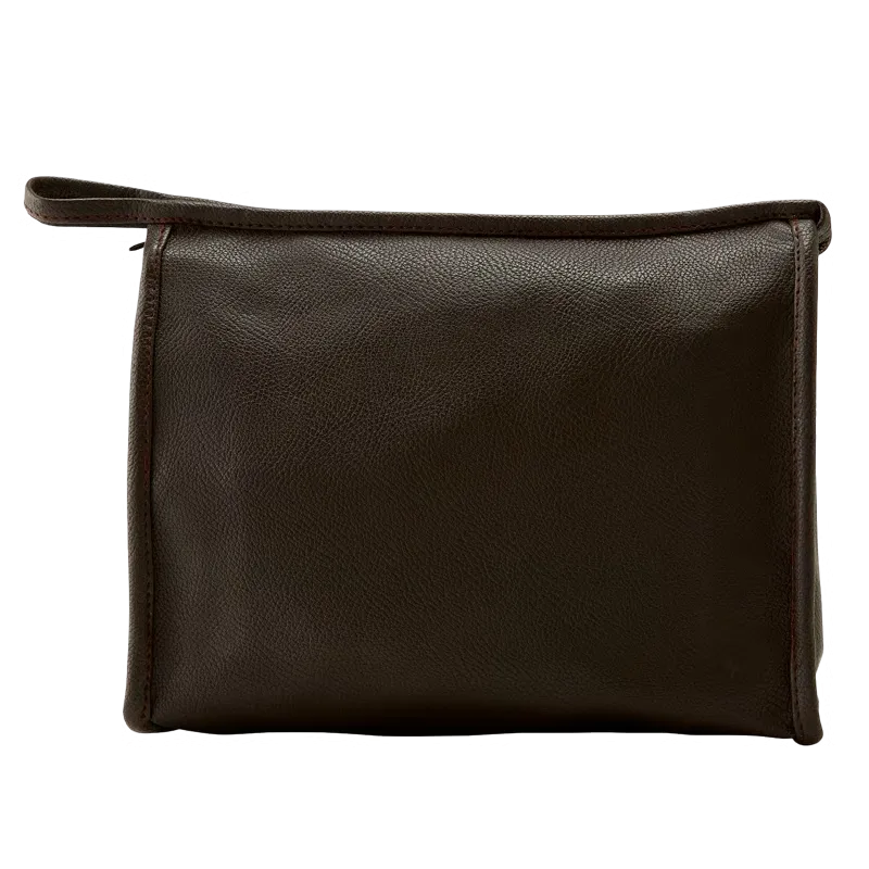 Voyage Timmy Toiletry Bag Brown Faux Leather (26x20x9 cm)
