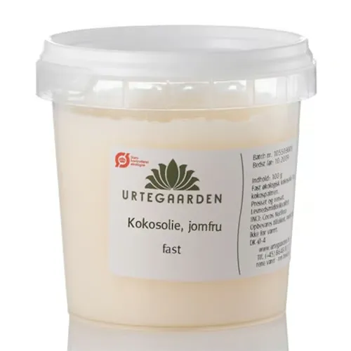 Urtegaarden Kokosolie Jomfru Ø (100 g)