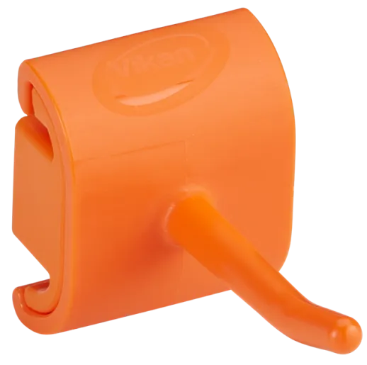Vikan, Hygiejnisk Vægophæng, Enkeltkrogs Modul, 41 mm, Orange