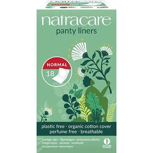 Natracare trusseindlæg indpakket - 18 stk.