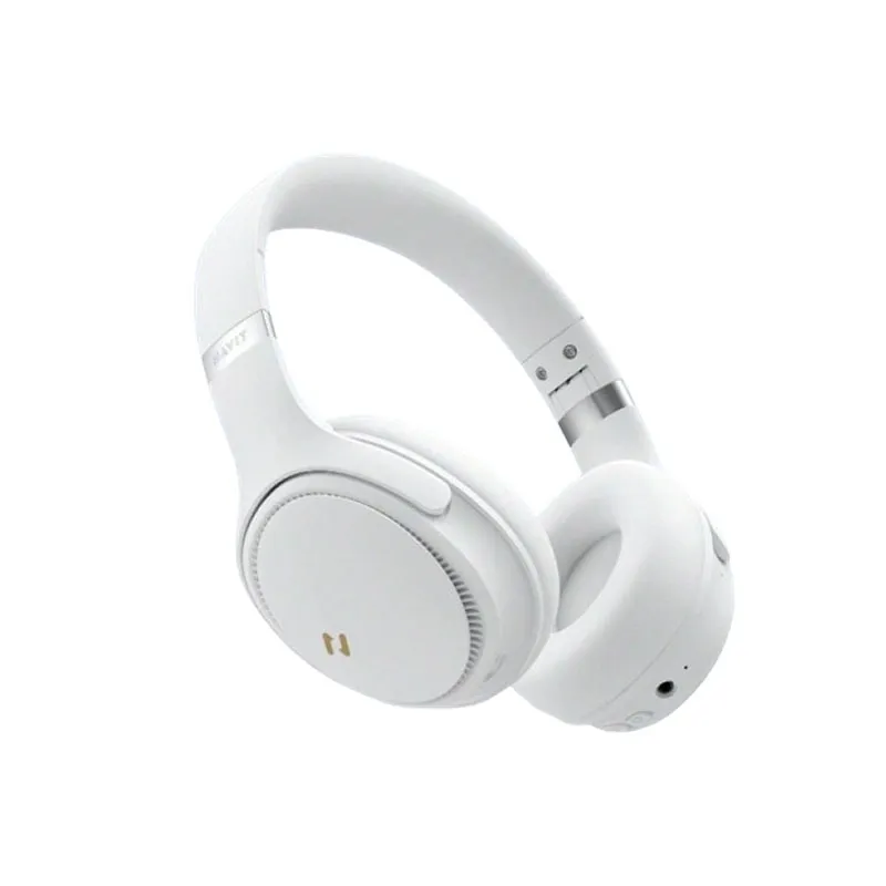 Havit H630BT PRO ANC trådløse Bluetooth-hovedtelefoner. Hvid