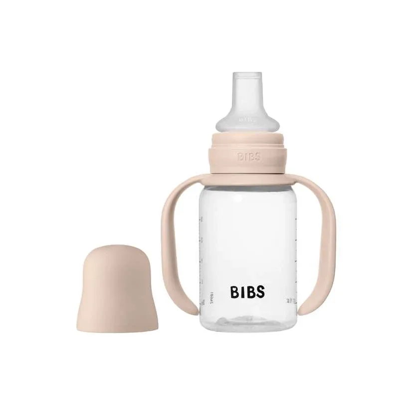 BIBS Bottle - Sutteflaskesæt - Plastik - Silikone - Sippy - 150ml - Blush