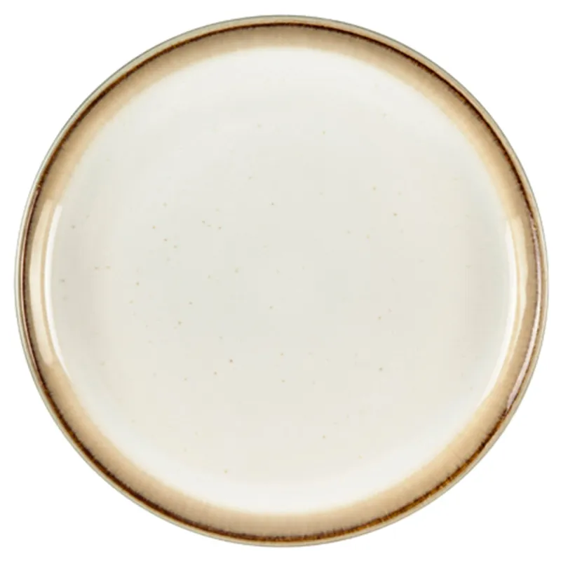 Bitz Gastro Tallerken Ø17 cm, blank flødehvid/grå