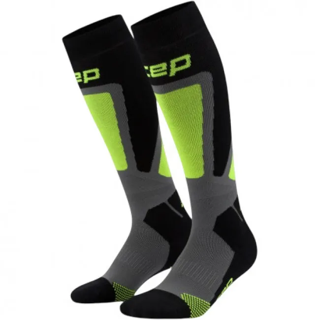 CEP Ski Thermo Socks Tall 4.0, skistrømper, dame, sort