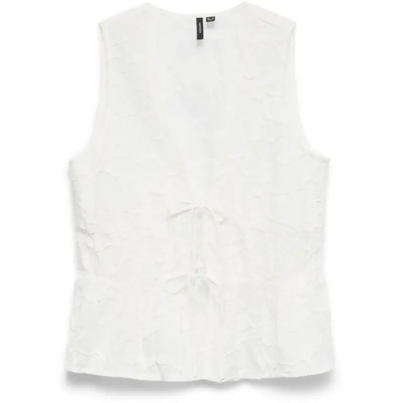 VERO MODA dame top VMANN - Snow white